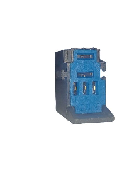 *L1* CONECTOR PARA RELAY 5 PINES MINI / SOC-3165 AZUL-AMARILLO