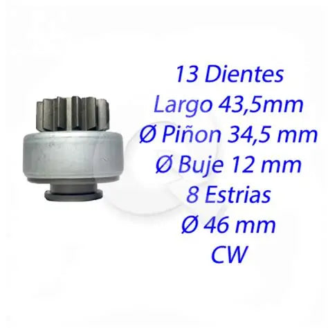*B4-23* Bendix SD-2096 13-D 8-SPL HYU ELANTRA 1.8/2.OL 14-20. TUCSON 2.O1