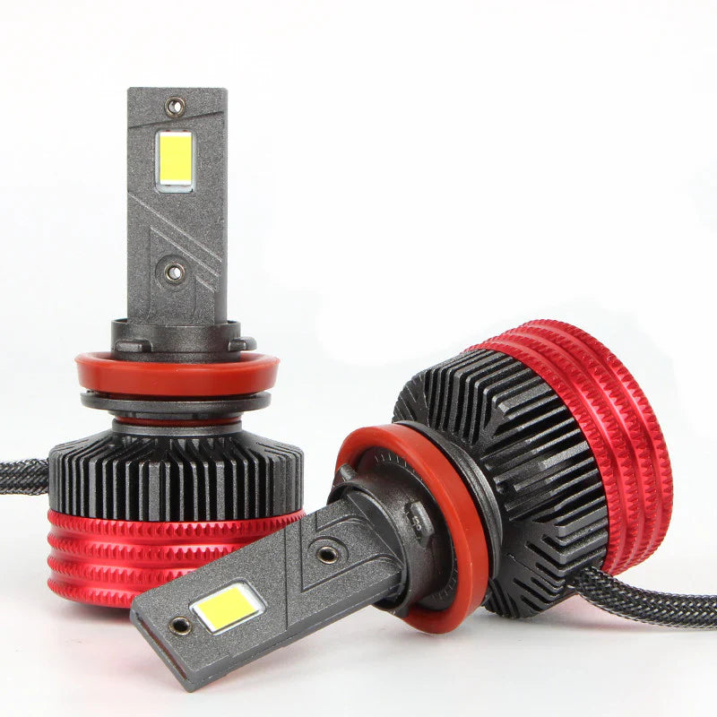 *M6* JUEGO BUJIA H4 TITAN HEADLIGHT LED 30000 LUMENS