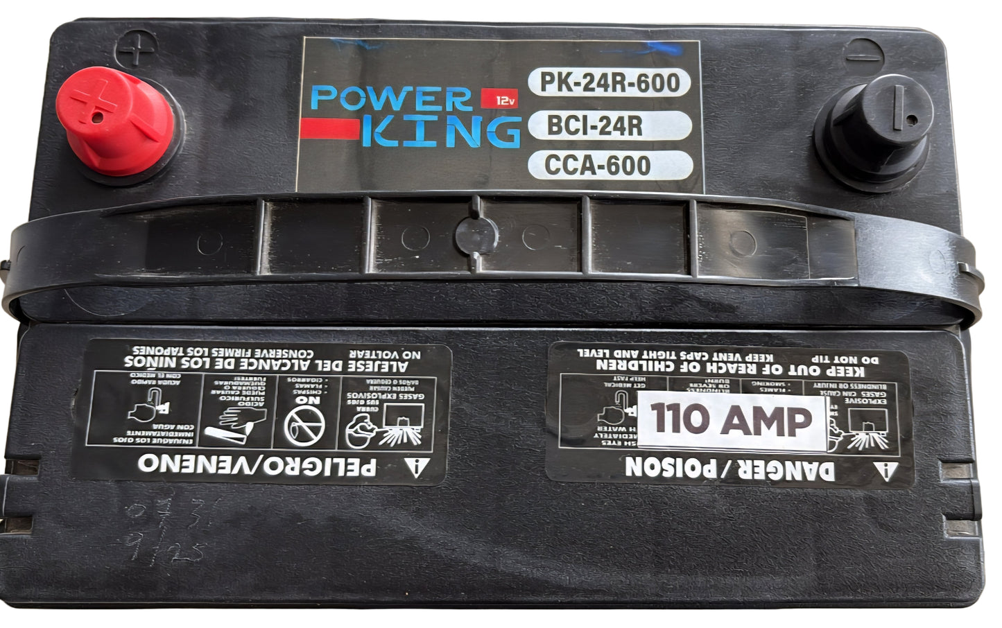 BATERIA PK-24R-600 AMP 110 POWER KING 6 MESES GARANTIA