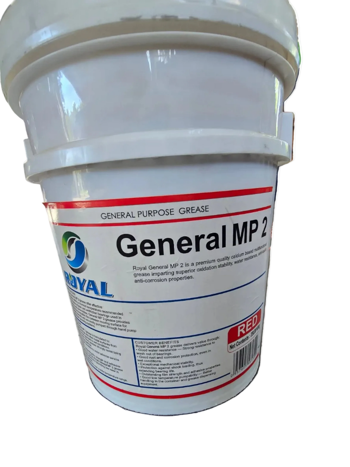 CUBETA GRASA multipropósito Royal General MP 2 roja