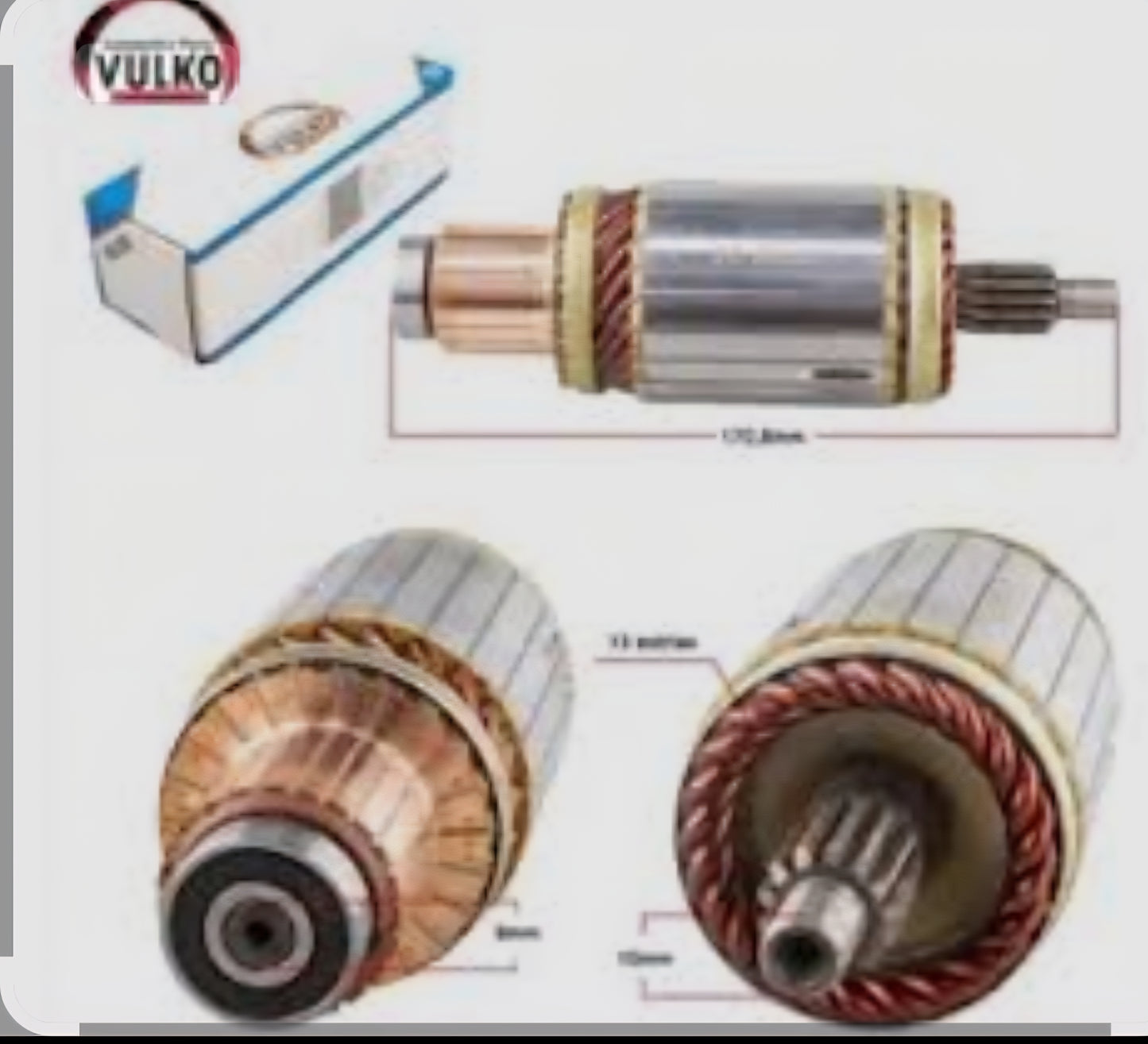 *M2-08* 61-8340-C 24V MONTA CARGA MOTOR S6E/S65.CATERPILLAR EXCAVADORA 320B MOTOR 3066T,MONTACARGA DP100,DP115,KOBELCO