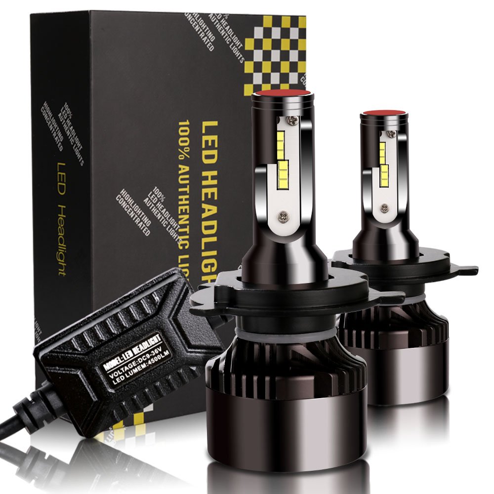 *M6* SET DE BUJIA LUX LED-H4-CB-LX 12-24V / 10000LM (CON CANBUS) LED HEADLIGHT