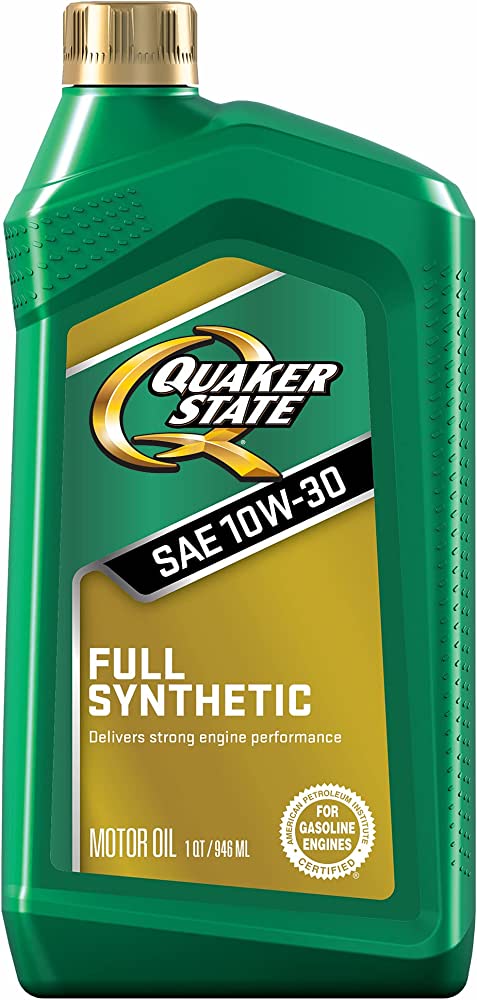 QUAKER STATE® 10W-30 ACEITE DE MOTOR FULL SINTETICO - 1 QT