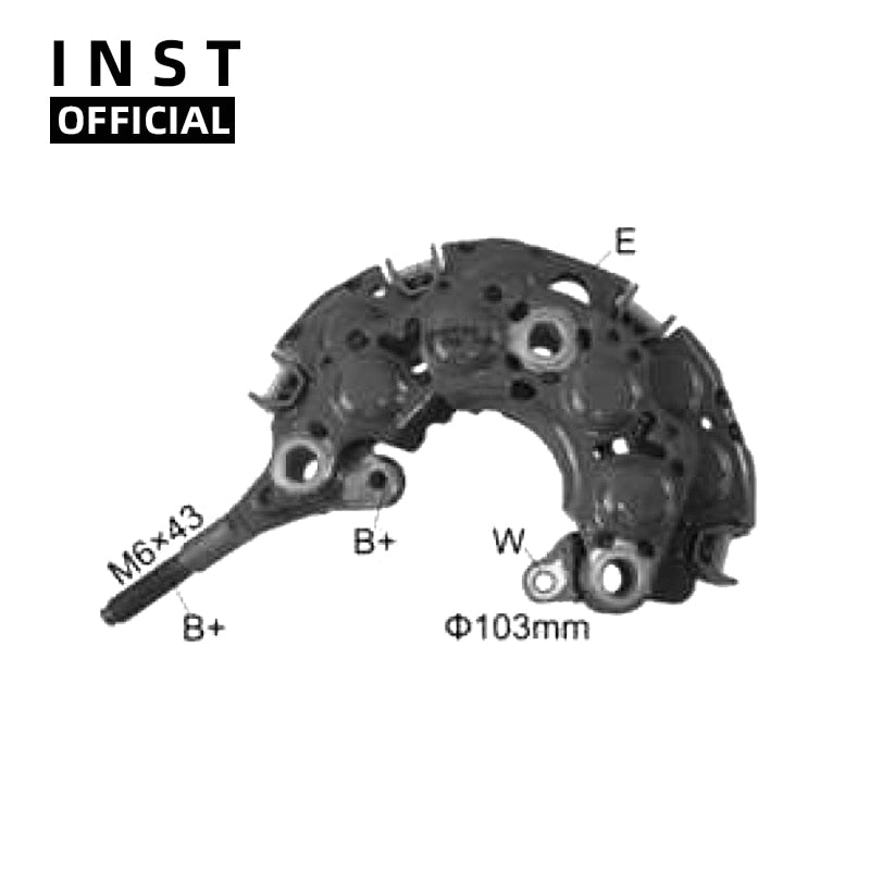 PUENTE RECTIFICADOR DE ALTERNADOR NR731 0215803830 1002118050 1002118710 31-8212 11227 133672 31127PT0003