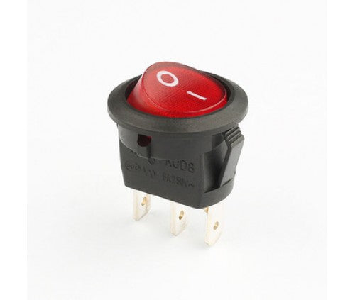 *S18-16* SWITCH O INTERRUPTOR REDONDO DE ENCENDIDO Y APAGADO 6A 250VAC / 10A 125V AC KCD1