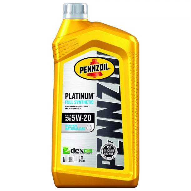 PENNZOIL PLATINUM FULL SYNTHETIC SAE 5W-20 - 1 QT