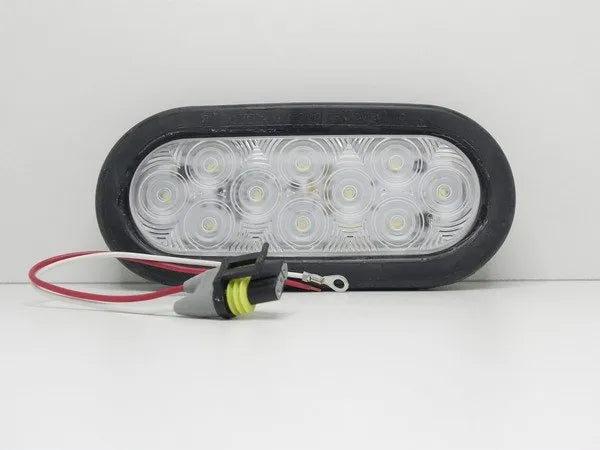 *J3* STOP LED OVALADO BLANCAS 12-24V (UNIDAD) MARIELOS