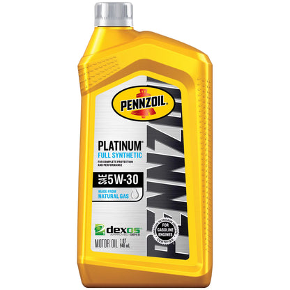 PENNZOIL PLATINUM FULL SYNTHETIC SAE 5W-30 - 1 QT