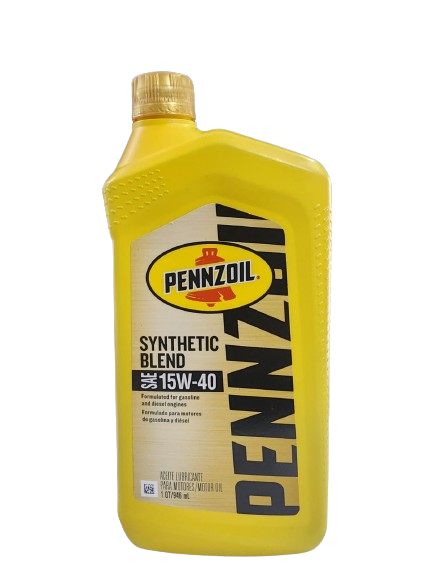 PENNZOIL SYNTHETIC BLEND SAE 15W-40 ACEITE DE MOTOR - 1 QT