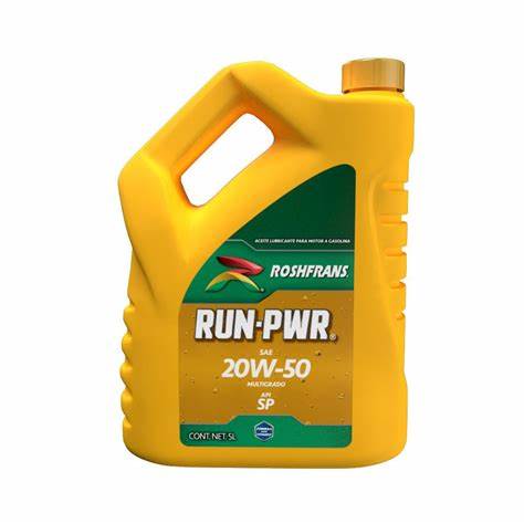 ROSHFRANS RUN-PWR GARRAFA 20W-50 5L MOTOR A GASOLINA