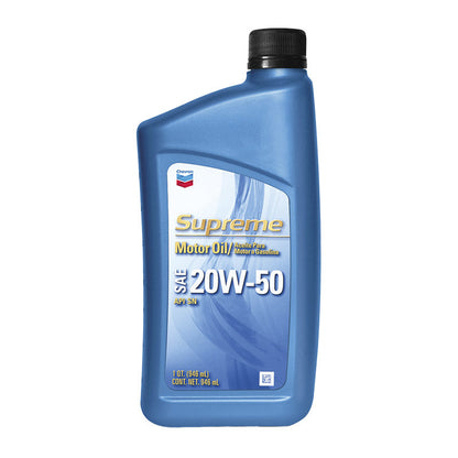 CHEVRON® SUPREME 20W-50 CUARTO ACEITE PARA MOTOR A (GASOLINA) 946ML