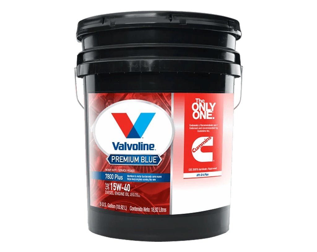 CUBETA VALVOLINE 15W-40 PREMIUN BLUE (7800 PLUS ) ACEITE PARA MOTORES DIESEL DE SERVICIO PESADO