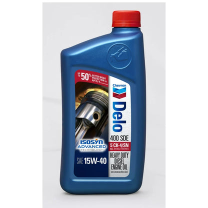 ACEITE DE MOTOR 15W-40 (DELO) CUARTO 400 SDE CK-4/SN (DIESEL) 946ml