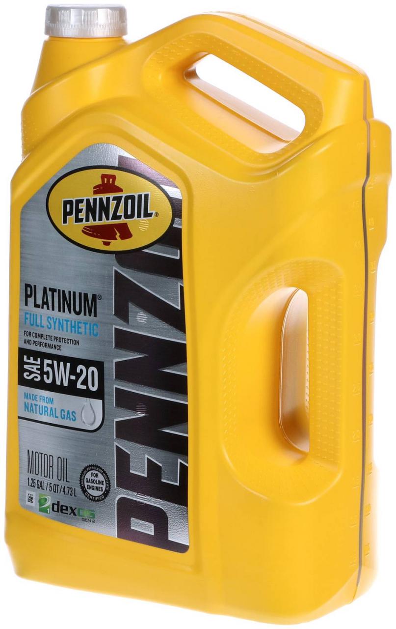 GARRAFA PENNZOIL PLATINUM FULL SYNTHETIC SAE 5W-20 - 5 QT