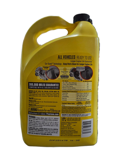 COOLANT PRESTONE REFRIGERANTE 50/50  LARGA DURACION