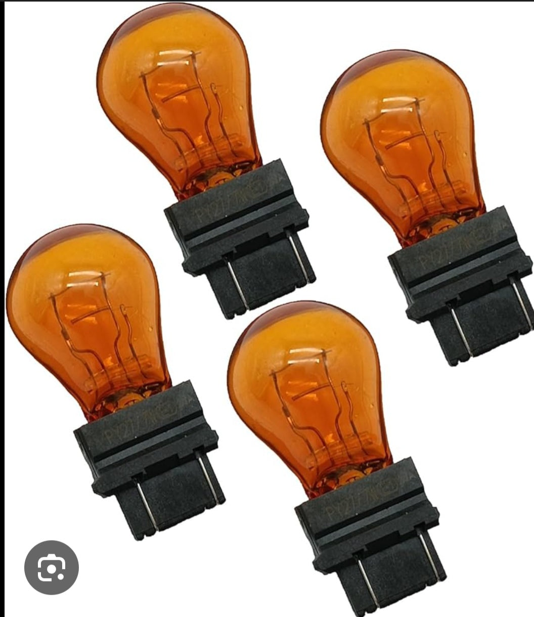 *S19* 3157 AMBAR BOMBILLO DE 2 CONTACTOS ACHITA-12V