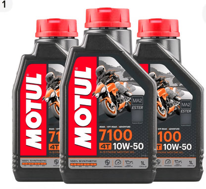 ACEITE MOTUL  FULL SYNTHETIC 7100 10W-50 4T 1LT