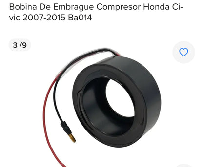 BOBINA COMPRESOR HONDA CRV 07-15 circular 11CAR-BB-0002