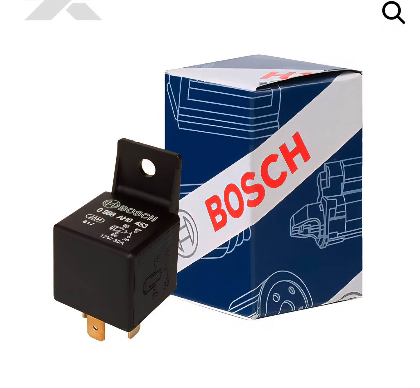 *S8* RELAY 5 PINES REL-250116 12V 40/30A UNIVERSAL DOBLE ACCION BOSCH