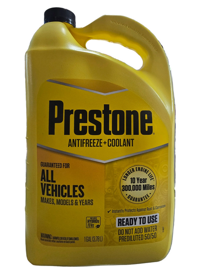 COOLANT PRESTONE REFRIGERANTE 50/50  LARGA DURACION