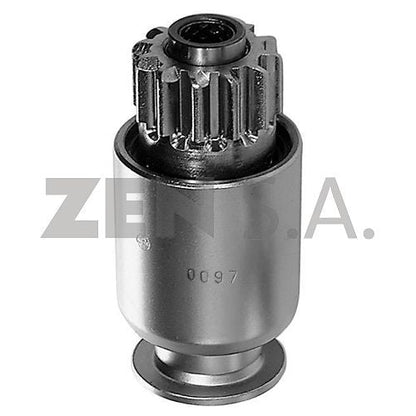 *F3* BENDIX ZEN 0097 SD-0808-BR (ZNP-18559); OEM: 1.01.0097.0;  DE LA SERIE DELCO 40MT, 42MT, 50MT; No. DIENTES: T 12, D.E PIÑÓN: G 46.3, LONG.: 120.1; UTILIZADO EN: CATERPILLAR, FORD, FREIGHTLINER, KENWORTH, VOLVO / 12-D 19-SPL CW