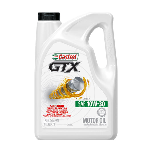 CASTROL GTX 10W-30 ACEITE DE MOTOR CONVENCIONAL A GASOLINA (GLP/GNC/GNV) - 5 QT