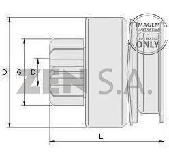 *E3* BÉNDIX ZEN SD-0879-BR MAZDA BT50, MITSUBISHI FORD RANGER 2.5 TD, MITSUBISHI L200, 4WD L300 / PAJERO, HYUNDAI,