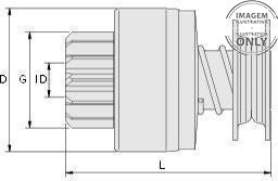 ZEN 0624 SD-0806-BR (ZNP-18353A); BENDIX OEM: 1.01.0624.0; PARA: DD de la SERIE DELCO 37MT; No. DIENTES: T , D.E PIÑÓN: G, LONG.: ; UTILIZADO EN: CUMMINS 8.3L, CHEVROLET CAMION 6.6L (1992-93) INTERNATIONAL-NAVISTAR... / 12D 3-SPL CW