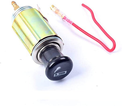 ENCENDEDOR DE CIGARRILLO PARA AUTO (COMPLETO) CON LUZ - 12V LAFA RACING