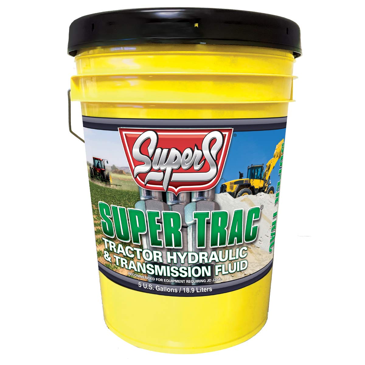 SUPER TRAC ACEITE HIDRAULICO Y TRANSMISION J20A EN CUBETA