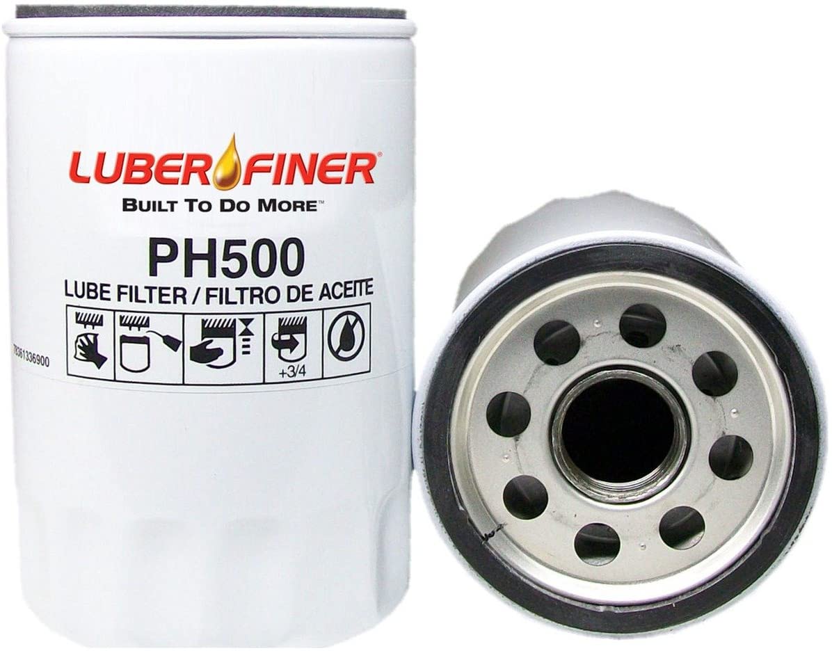 *32*LUBERFINER PH500 FILTRO DE ACEITE DE MOTOR - BUICK,CHEVROLET, GMC (2011-19) DODGE/JEEP V6 3.7L (2009-12), FORD PRODUCTS V6 (2009-20) (GM 19330000) (FORD AA5Z-6714-AB)