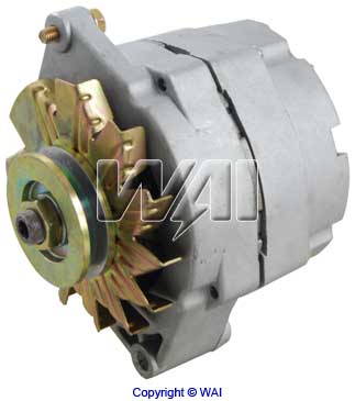 ALTERNADOR TIPO DELCO 10SI 12V/63AMP, POLEA 1V.*SIMILAR AL ALT131, EXC ALT131 MOTORES MARINOS; COMPATIBLE CON: MAQUINARIA CASE/CLARK/HYSTER/MASSEY FERGUSON...