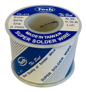 *S14* ESTAÑO SN-50 DE MEDIA LIBRA (50 PIES ROLLO)