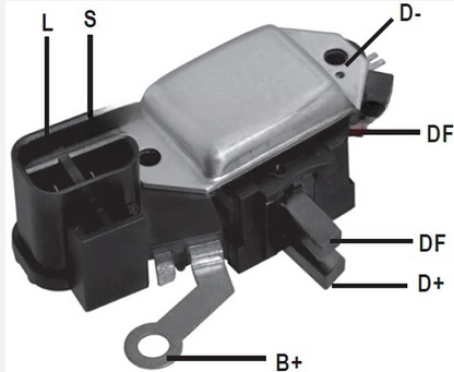 R018NE (NEW ERA) REGULADOR 12V 2T TIPO HITACHI PARA NISSAN TD27 / ISUZU KB DIESEL