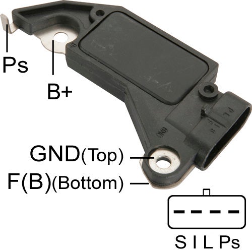 *S5* (D702TRANSPO) R107 REGULADOR DE VOLTAJE; 12V 4-T, CHEVROLET SILVERADO/BLAZER/S10/ PICKUPS