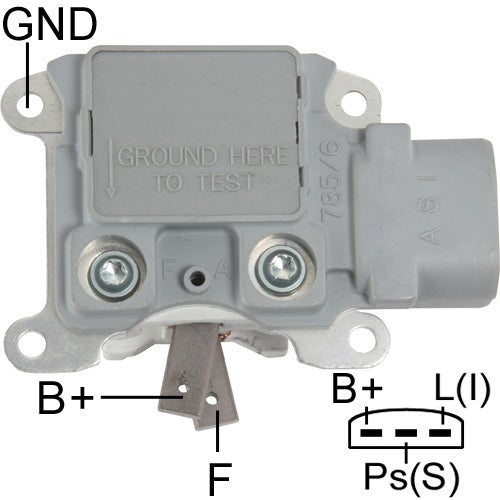 *S6* F794B-11320 / R011B 12V FORD 3G REGULADOR MAS CONJUNTO DE PORTAESCOBILLAS; para: Alternadores IR / IF de la serie Ford 3G