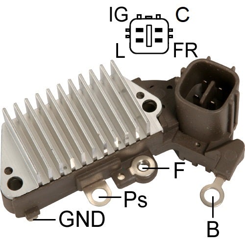 IVR-5015 / R199NE 12V (NEW ERA) REGULADOR DE VOLTAJE: TOYOTA HILUX VIGO, HONDA 2002-05