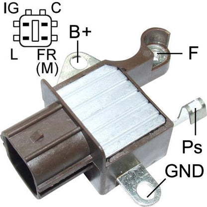 *S4* IN6335 REGULADOR DE VOLTAJE PARA: HONDA, ACURA, DENSO 12V (REGITAR)