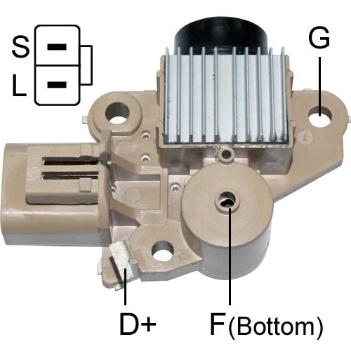 IY094-3225 12v (TRANSPO) REGULADOR DE VOLTAJE PARA: KIA [ALT: MANDO 70A IR / IF]