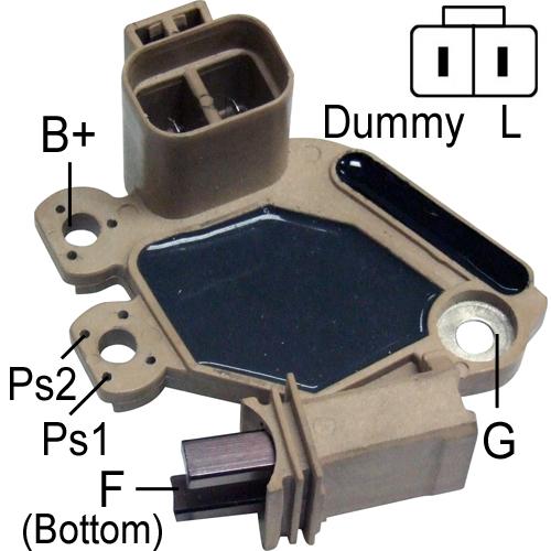 *S6* M535 / R151 REGULADOR DE VOLTAJE 12V HYUNDAI ACCENT, ELANTRA, TIBURON, PARA: Alternadores Valeo 90A IR/IF(TRANSPO)