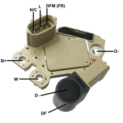 *S2* REGULADOR DE VOLTAJE GA913 (GAUSS) 12V HYUNDAI, KIA 2.0L PARA ALTERNADORES: VALEO IR/IF