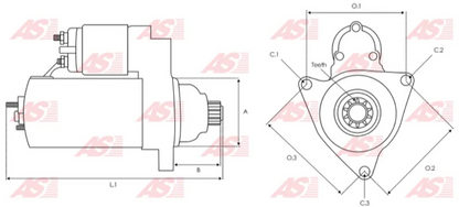 HARFON (OCD-11981) OEM: 6646N; REEMPLAZO PARA: FORD; ARRANQUE TIPO FORD 12V 12-D; COMPATIBLE CON: FORD F-SERIES GAS. 4.6L- 5.4L-6.8L V8/EXPEDITION 4.6L-5.4L/EXCURSION 5.4L-6.8L/MUSTANG 99-09 12V