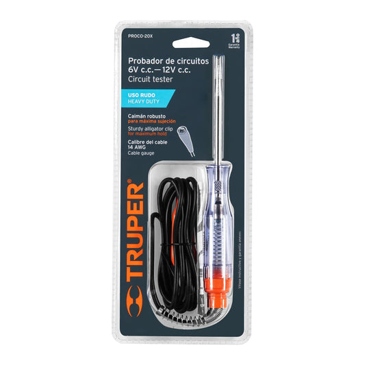 *D6* PROBADOR DE LUZ (TRUPER) - 12V 13985